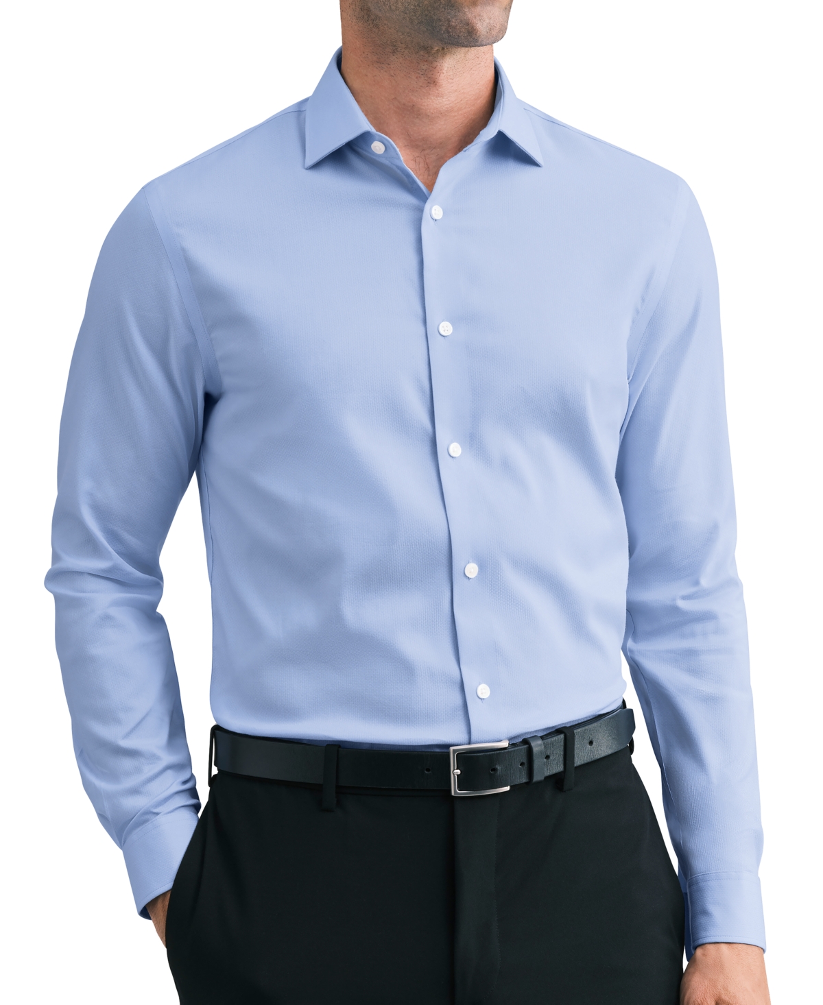 Michael Kors Men's Slim-Fit Dress Shirt - Light Blue