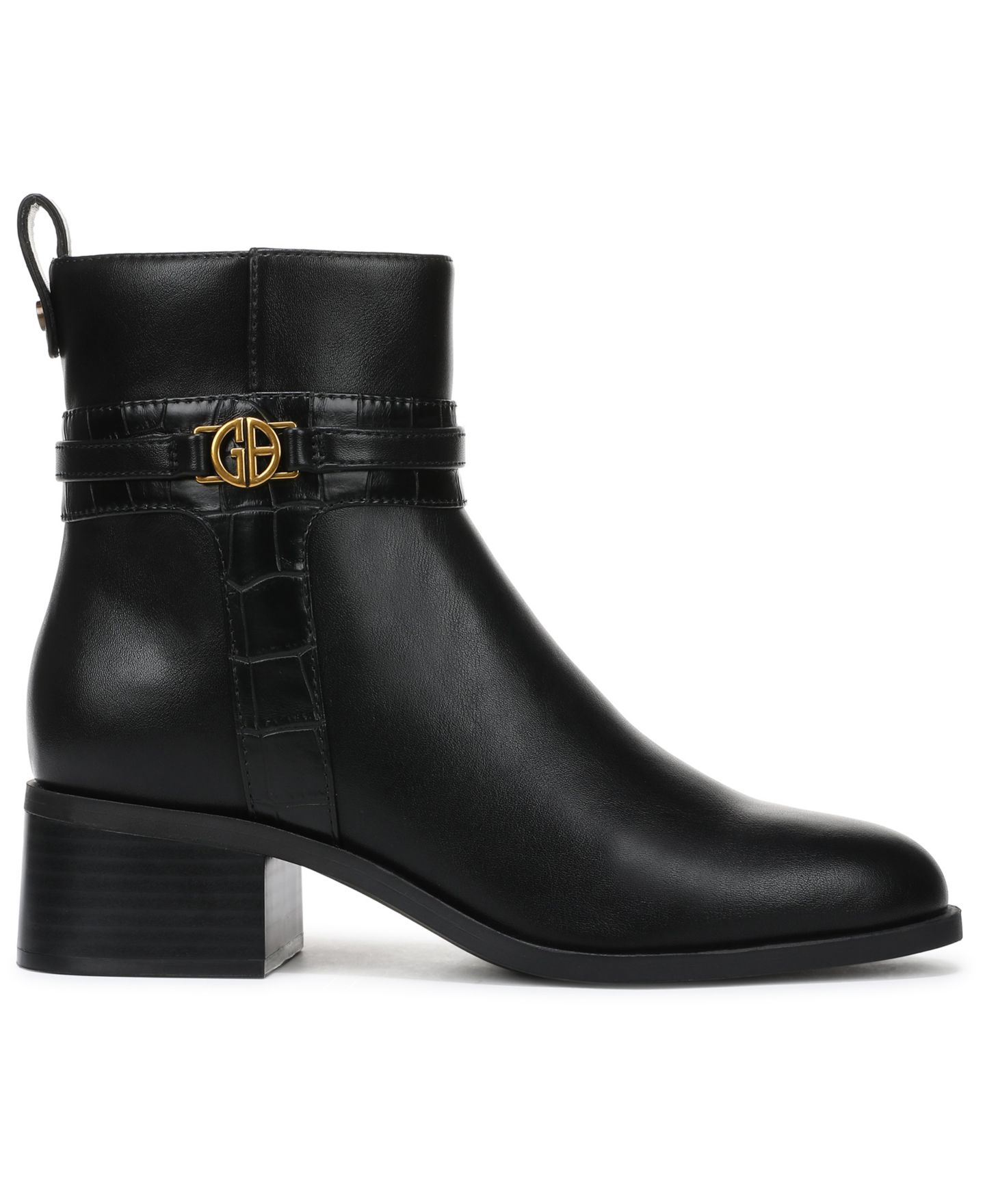 Женские ботинки Giani Bernini Mansonn Round Toe Block Heel Booties, цвет: Чёрный — фото 2
