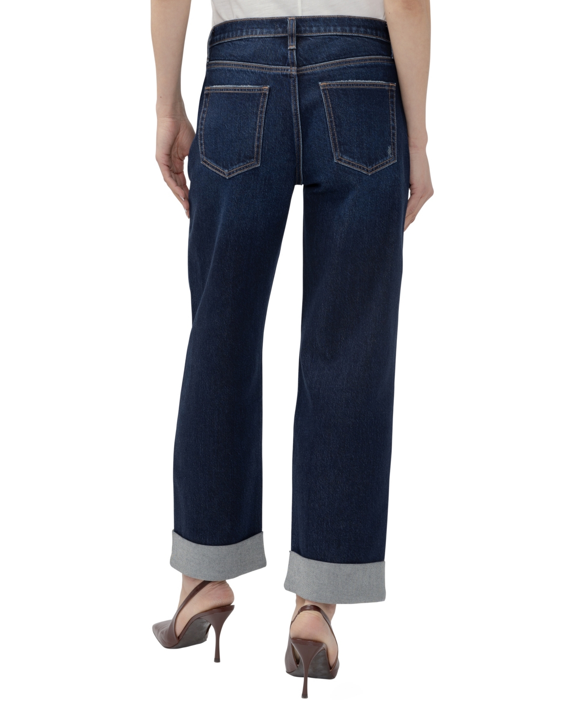 Silver Jeans Co. Women's Willow Straight High-Rise Denim