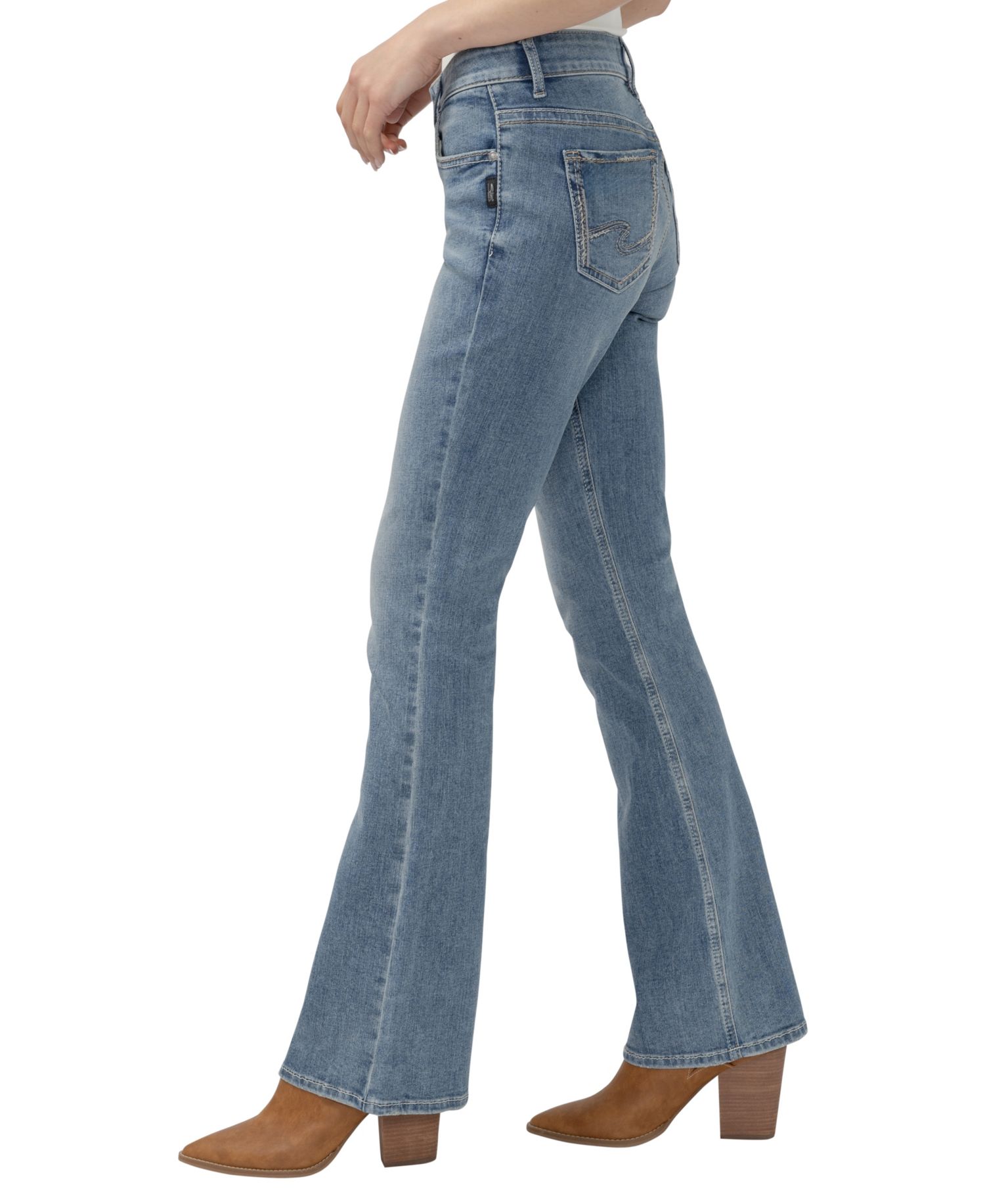 Women's Elyse Low-Rise Curvy-Fit Bootcut Jeans