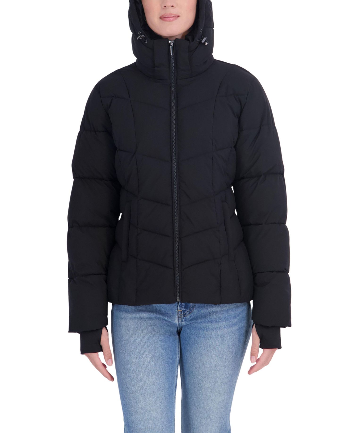 Women's Short Hooded Puffer Coat