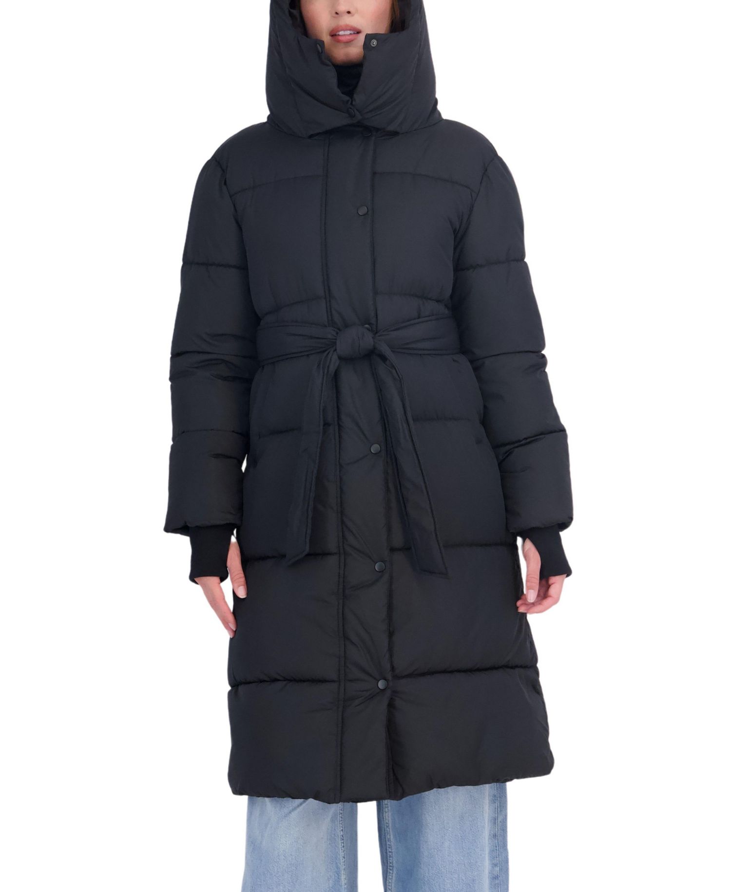 Women's Long Hooded Puffer Coat