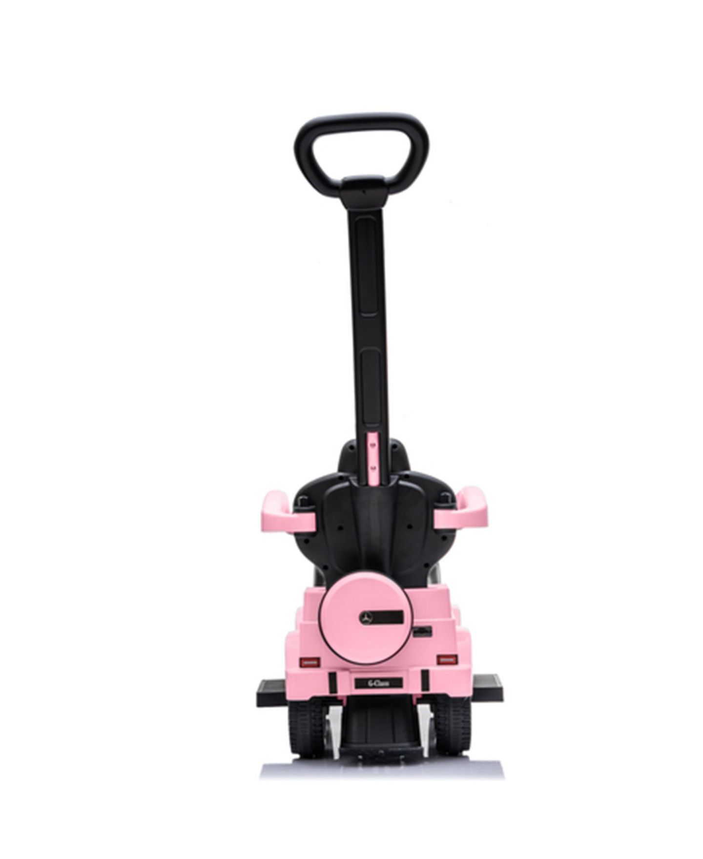 Детская игрушка Best Ride on Cars Kids Outdoor Stroller Mercedes G-Wagon 3 in 1 Push Car, Baby Pink — фото 8