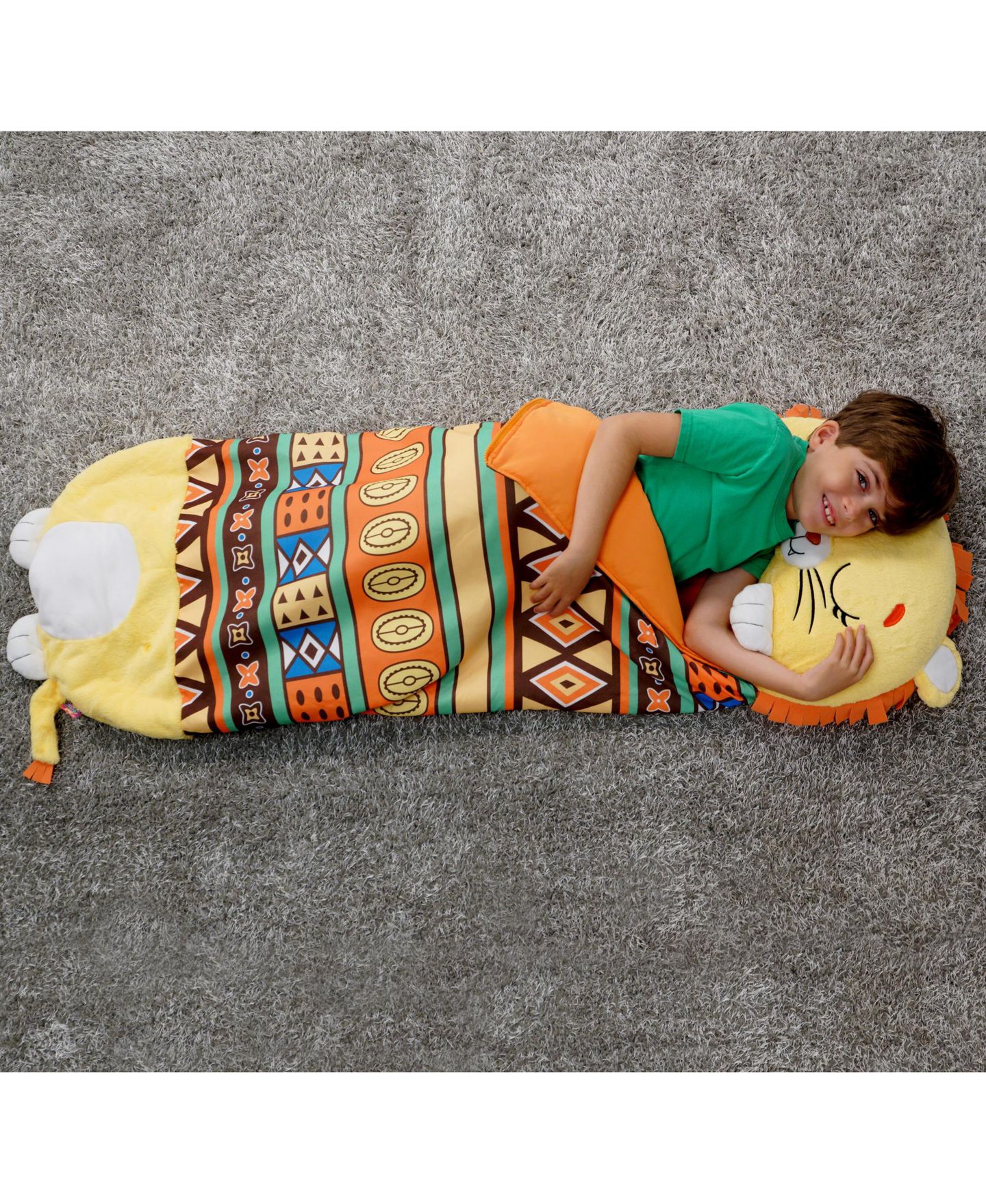 Детская сумка Happy Nappers Lion Lex Medium Plush Convertible Sleeping Bag — фото 8