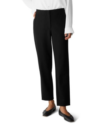Women's Tapered-Ankle Mid-Rise Double-Knit Trouser