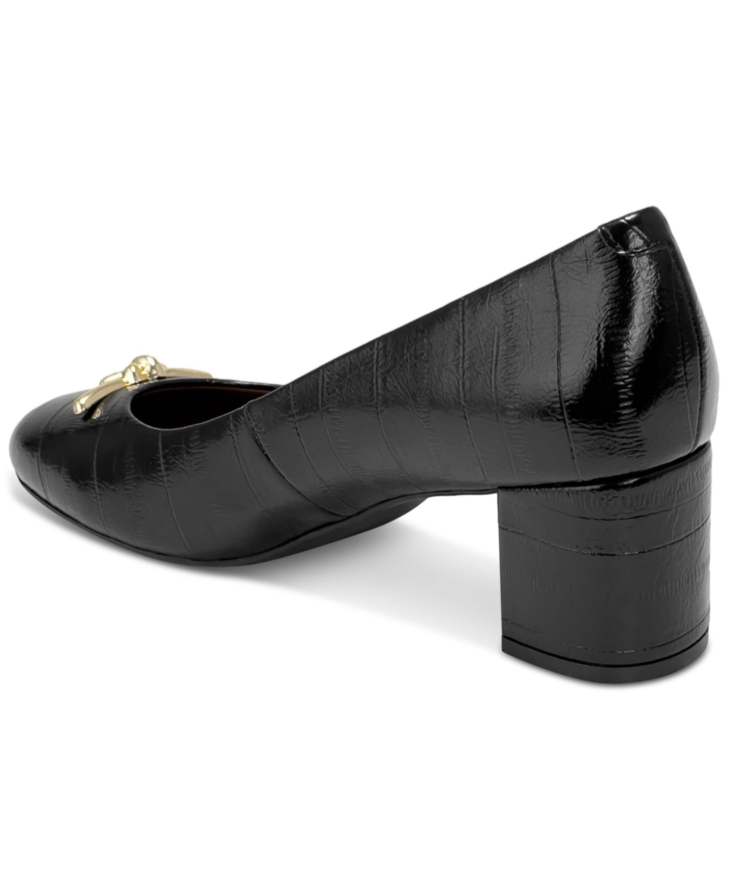 Женские туфли-лодочки Aerosoles Ebella на устойчивом каблуке, цвет: Чёрный — фото 6