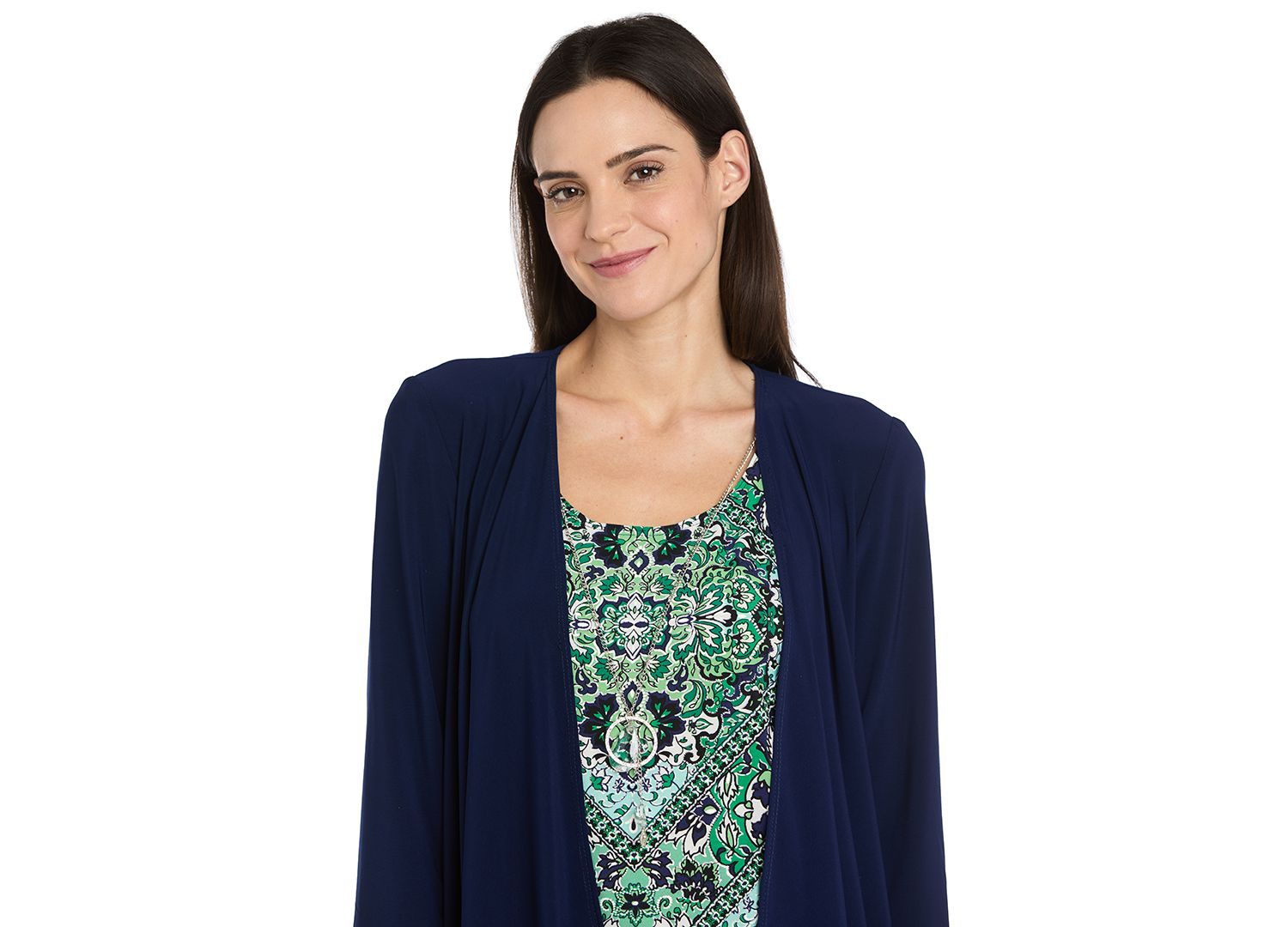 Women's Petite A-Line Dress and Jacket Set