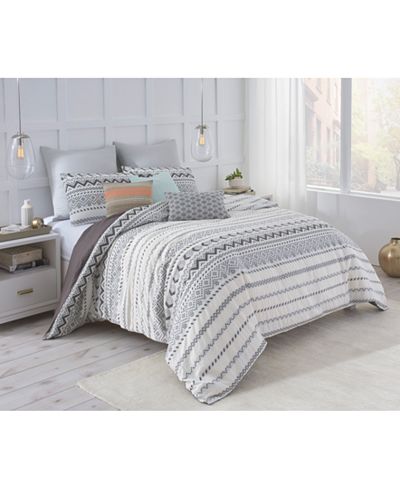 Under the Canopy Abstract Aztec-Print Comforter Sets