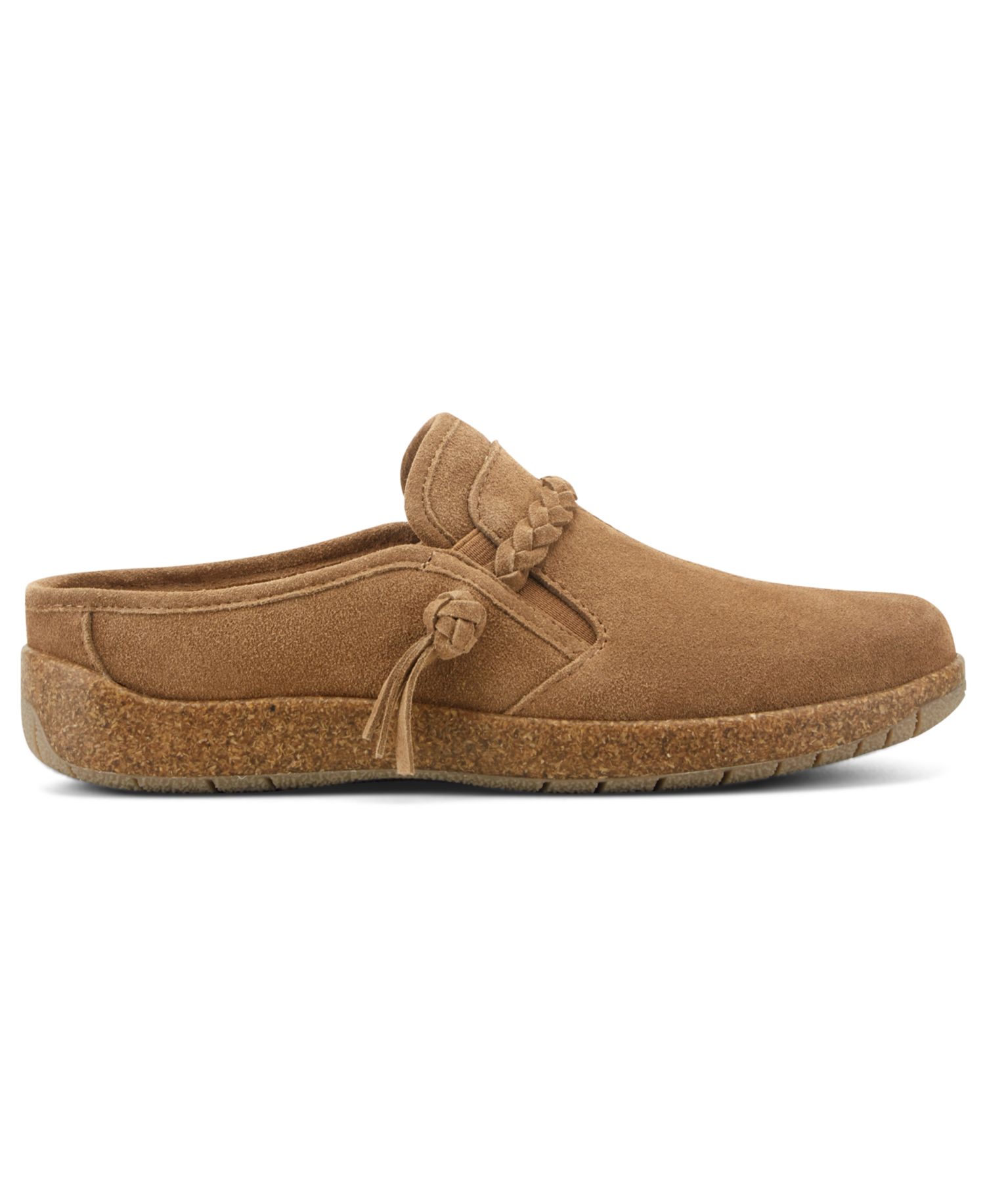 Women's Rosalin Suede Braided Slip-On Clogs