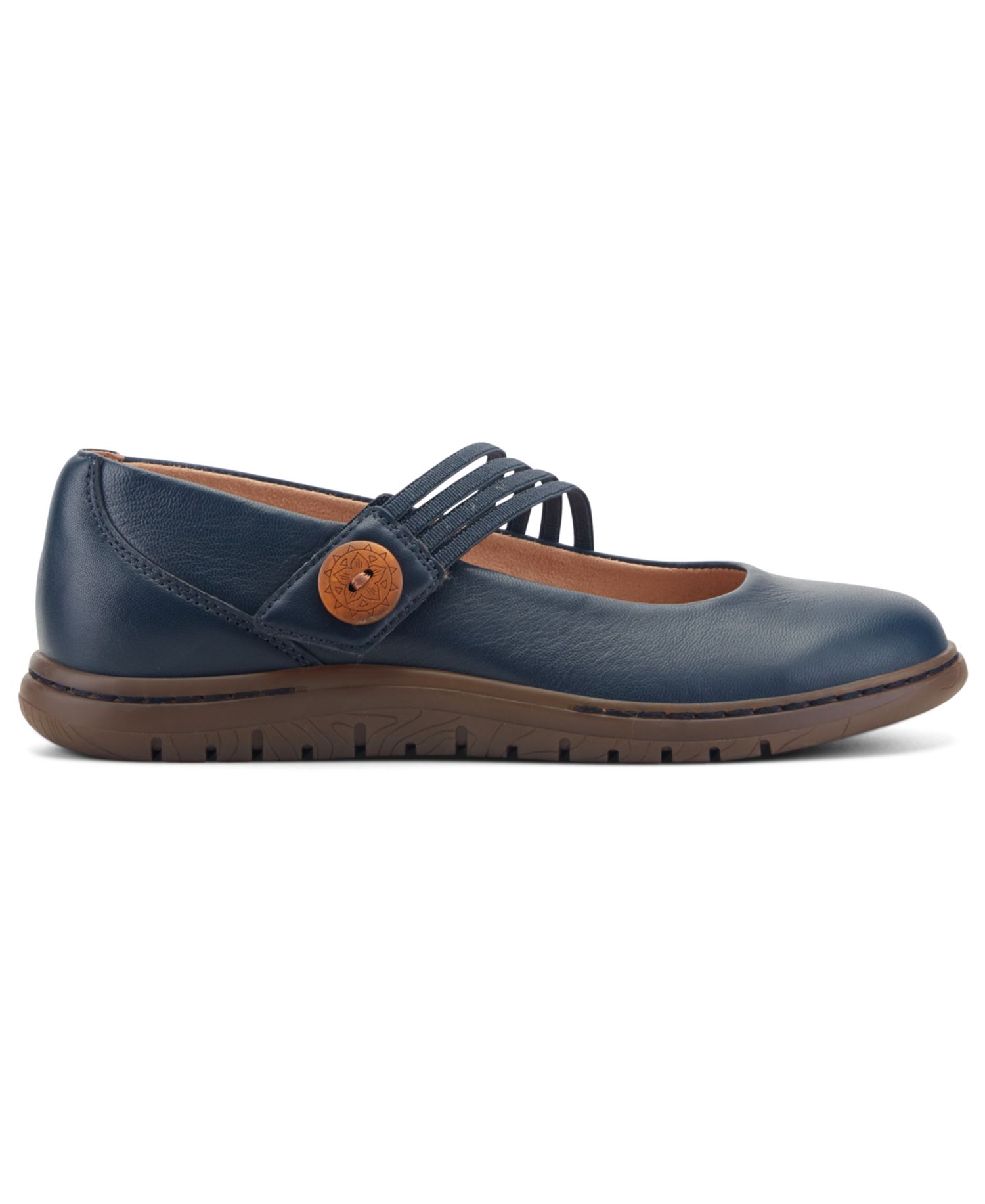 Women's Vannie Elastic Mary Jane Flats