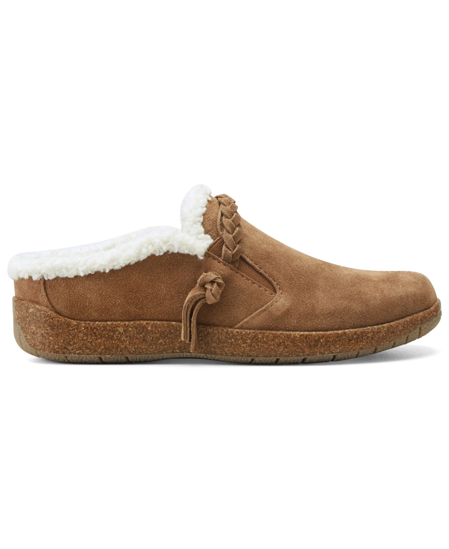 Women's Rosalin Suede Braided Slip-On Clogs