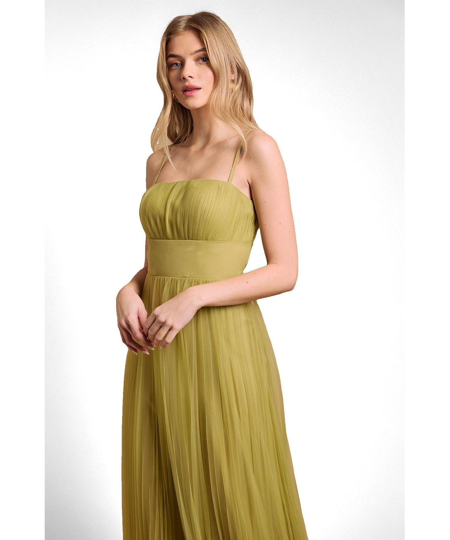 Women's Sweetheart Neck Corset Detail Maxi Dress