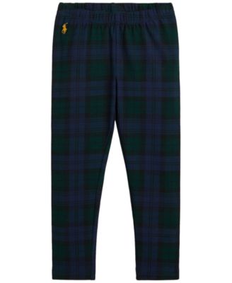 Girls' 2T-6X Plaid Stretch Jersey Legging
