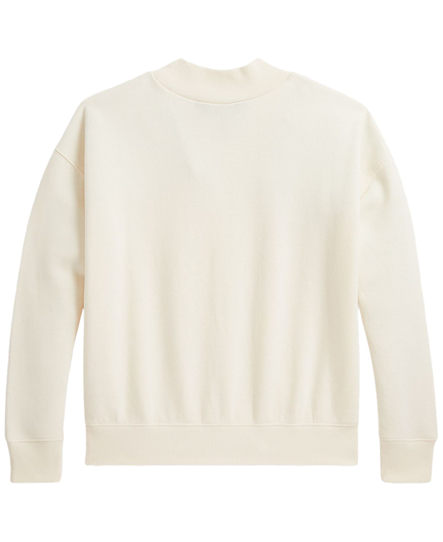 Толстовка Polo Ralph Lauren Polo Bear Graphic Fleece Boxy для девочек, цвет: Кремовый — фото 5
