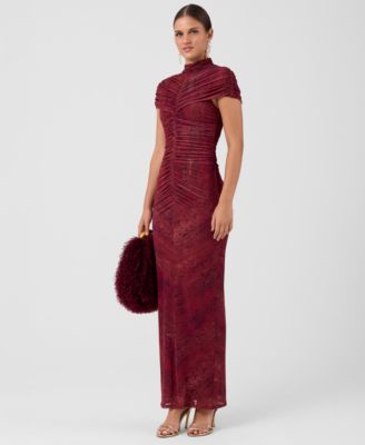 Dark Red Dress