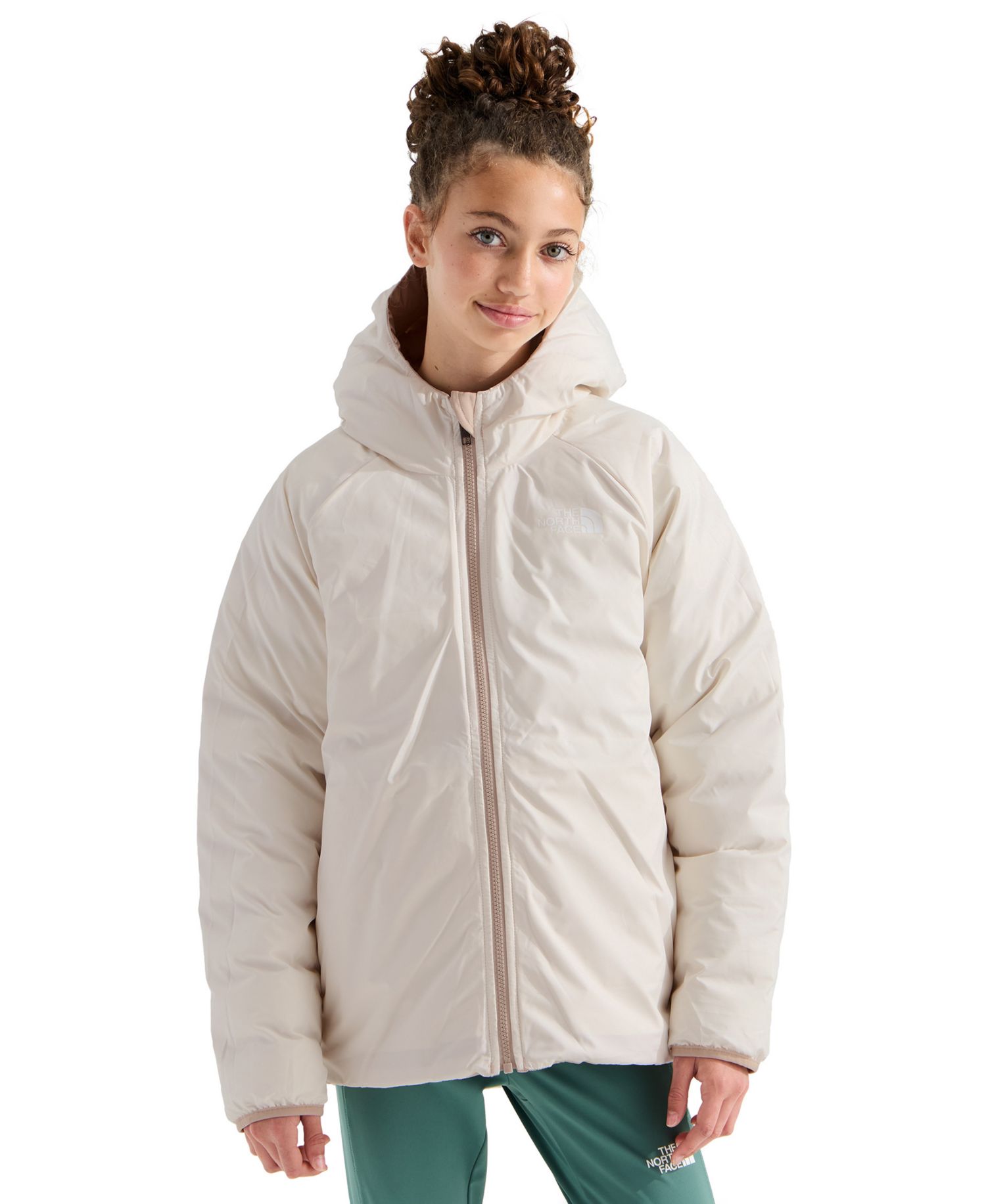 Girls' 7-18 Reversible Perrito Hooded Jacket