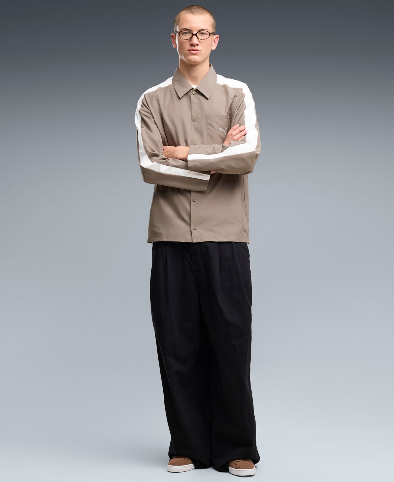Men's T7 Relaxed Woven Overshirt Jacket