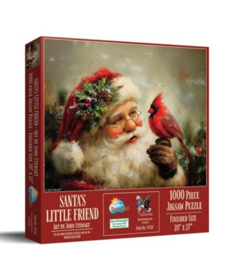 Santas Little Friend Christmas 1000 Piece Jigsaw Puzzle, Ages 15+