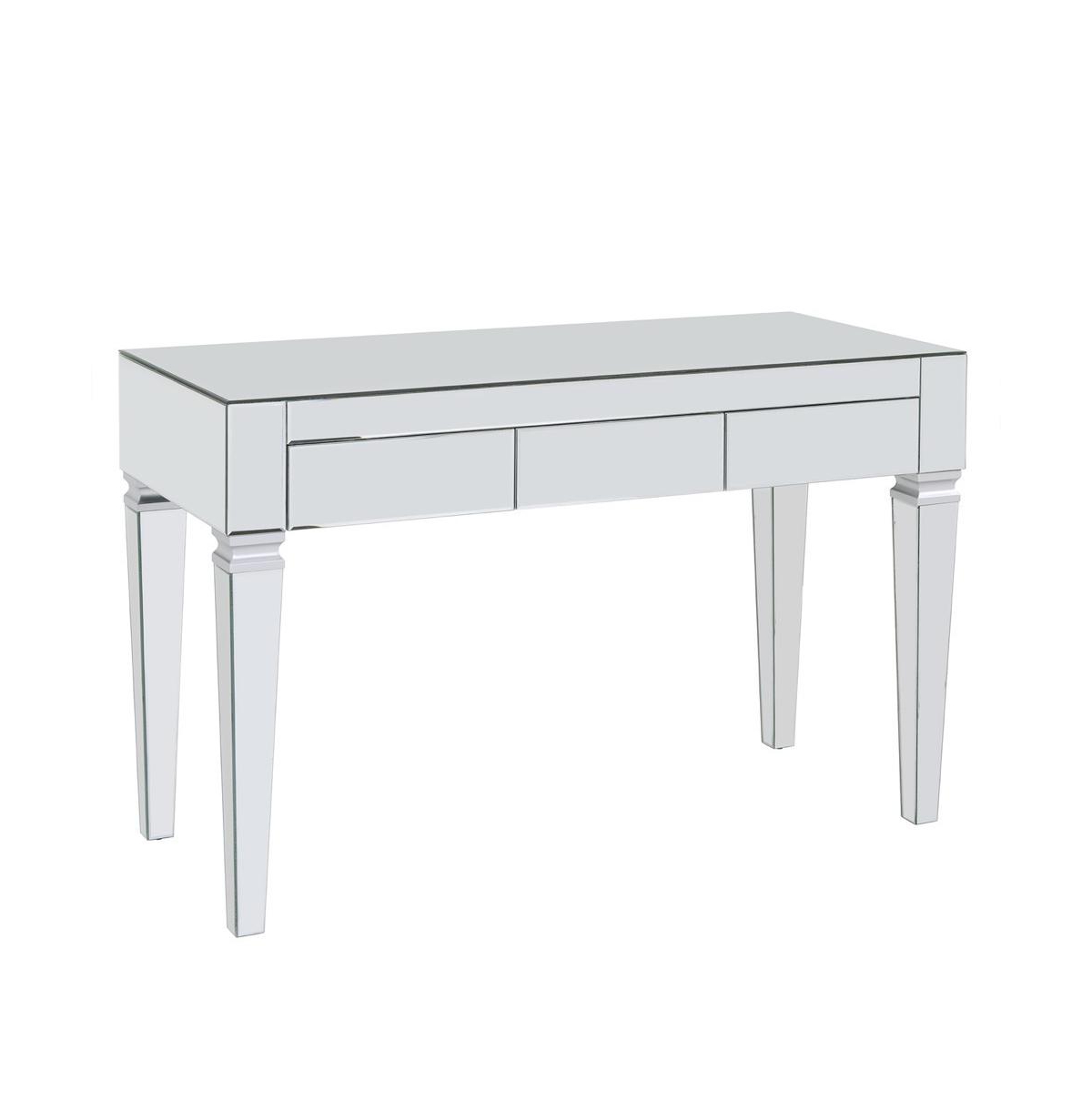 Augusta Home Darien Mirrored Desk - Silver