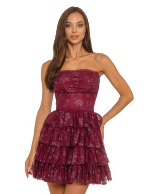 Juniors' Strapless Dress