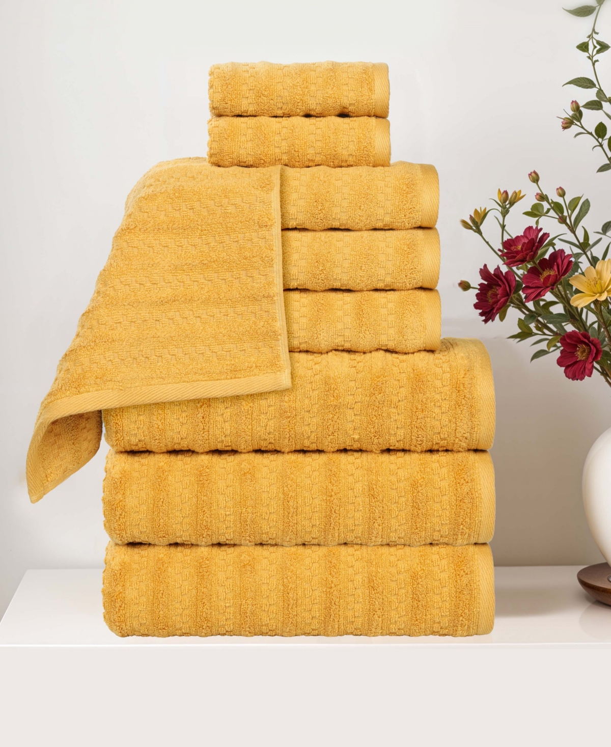 Superior Zuma Cotton 9-Piece Towel Set
