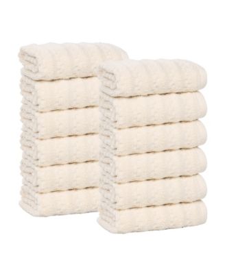 Zuma Cotton 12-Piece Face Towels Washcloths Set
