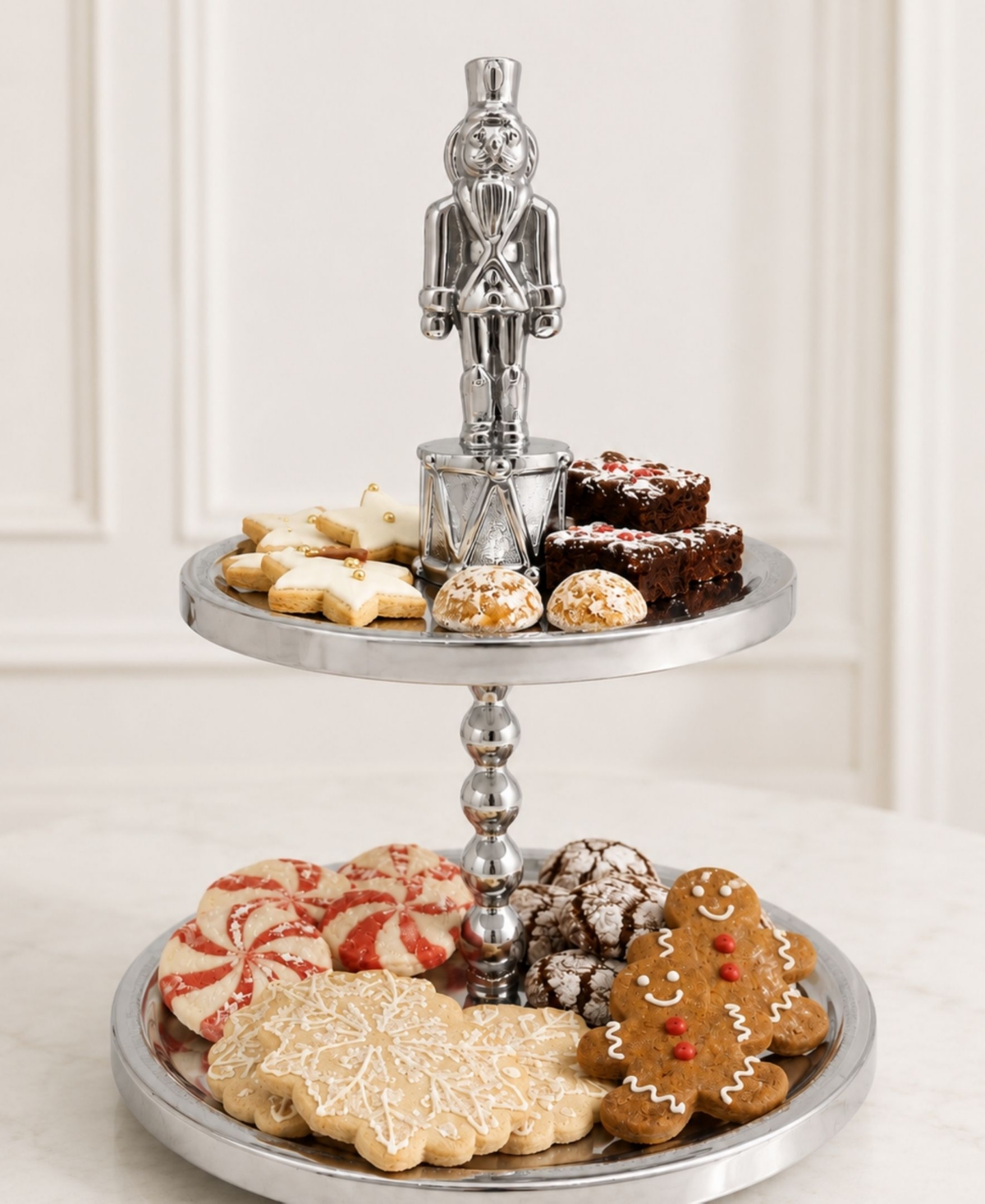 Mariposa Nutcracker 2-Tiered Server