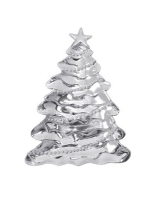 Christmas Tree Aluminum Platter