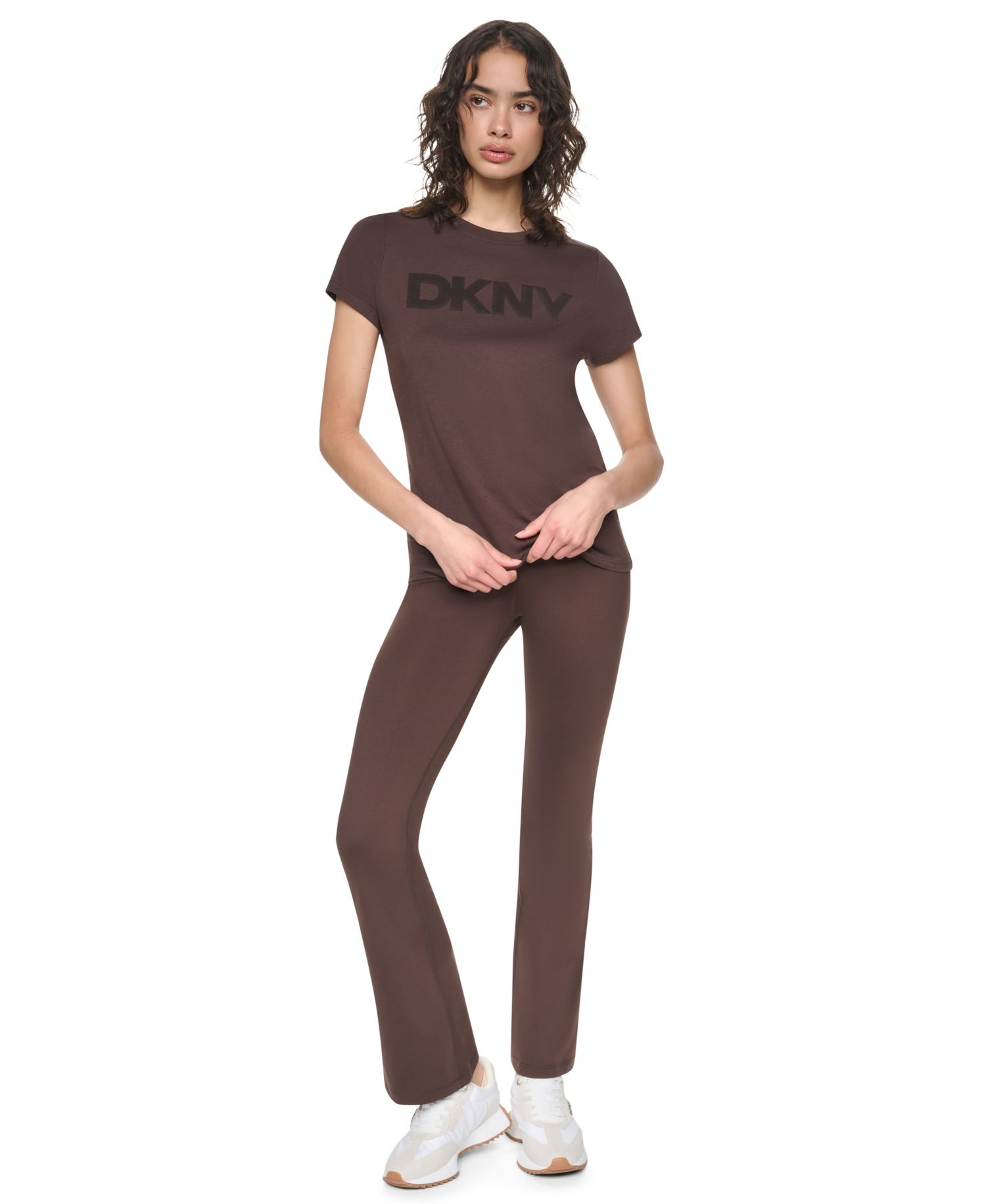Women's Flocked Logo Crewneck T-Shirt
