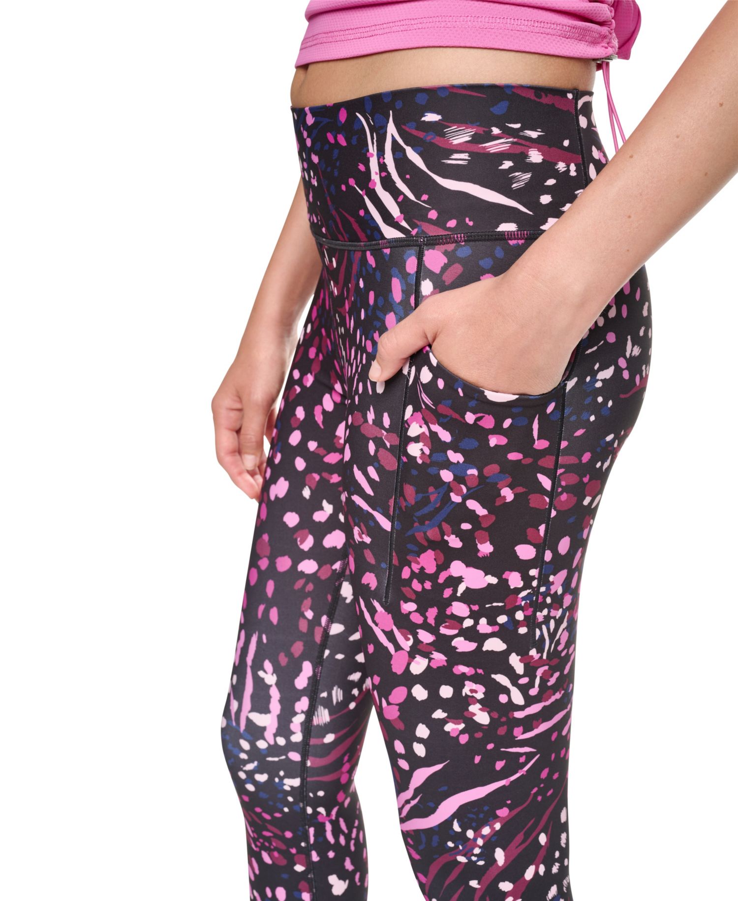Women's High-Waist 7/8 Leggings with Floating Pockets