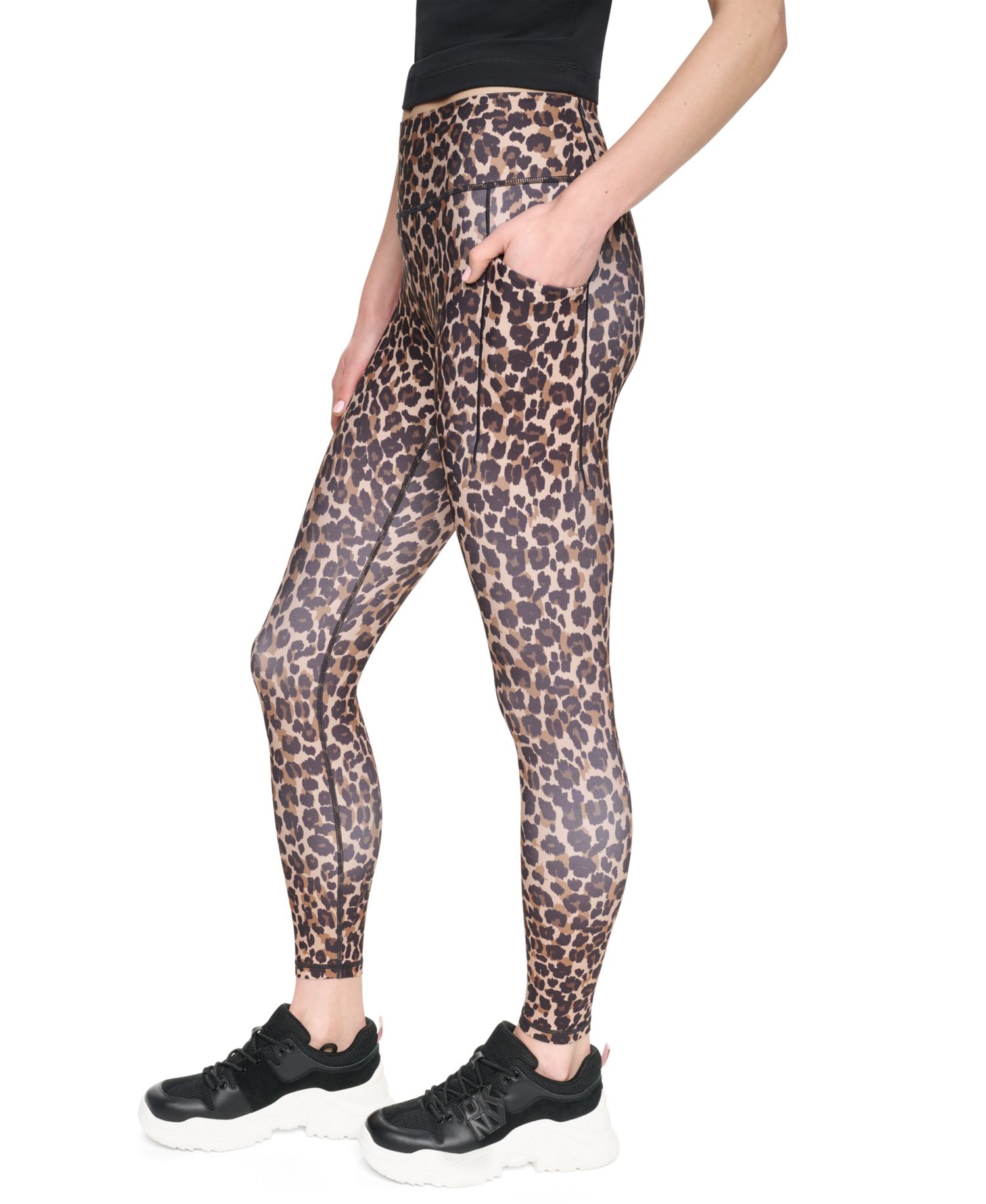 Women's High-Waist 7/8 Leggings with Floating Pockets