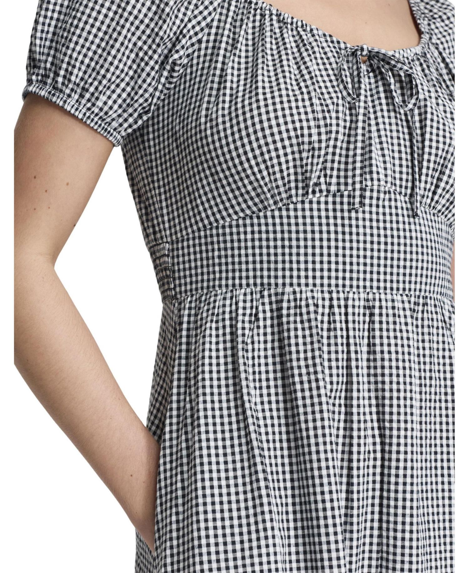 Women's Kaitlyn Gingham A-Line Midi Dress