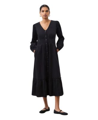 Women's Arizona Long-Sleeve Corduroy Midi Dress