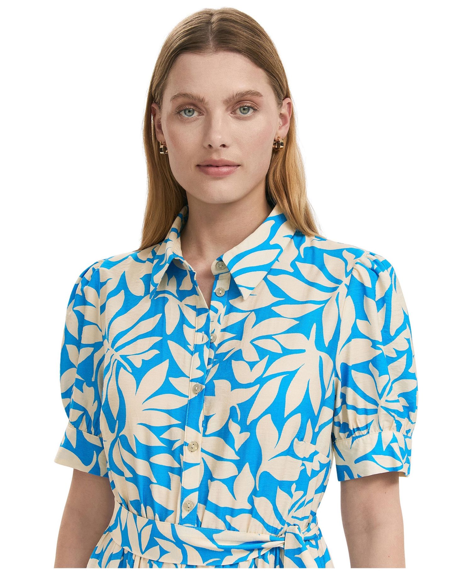 Women's Liana Floral-Print Tiered Midi Dress