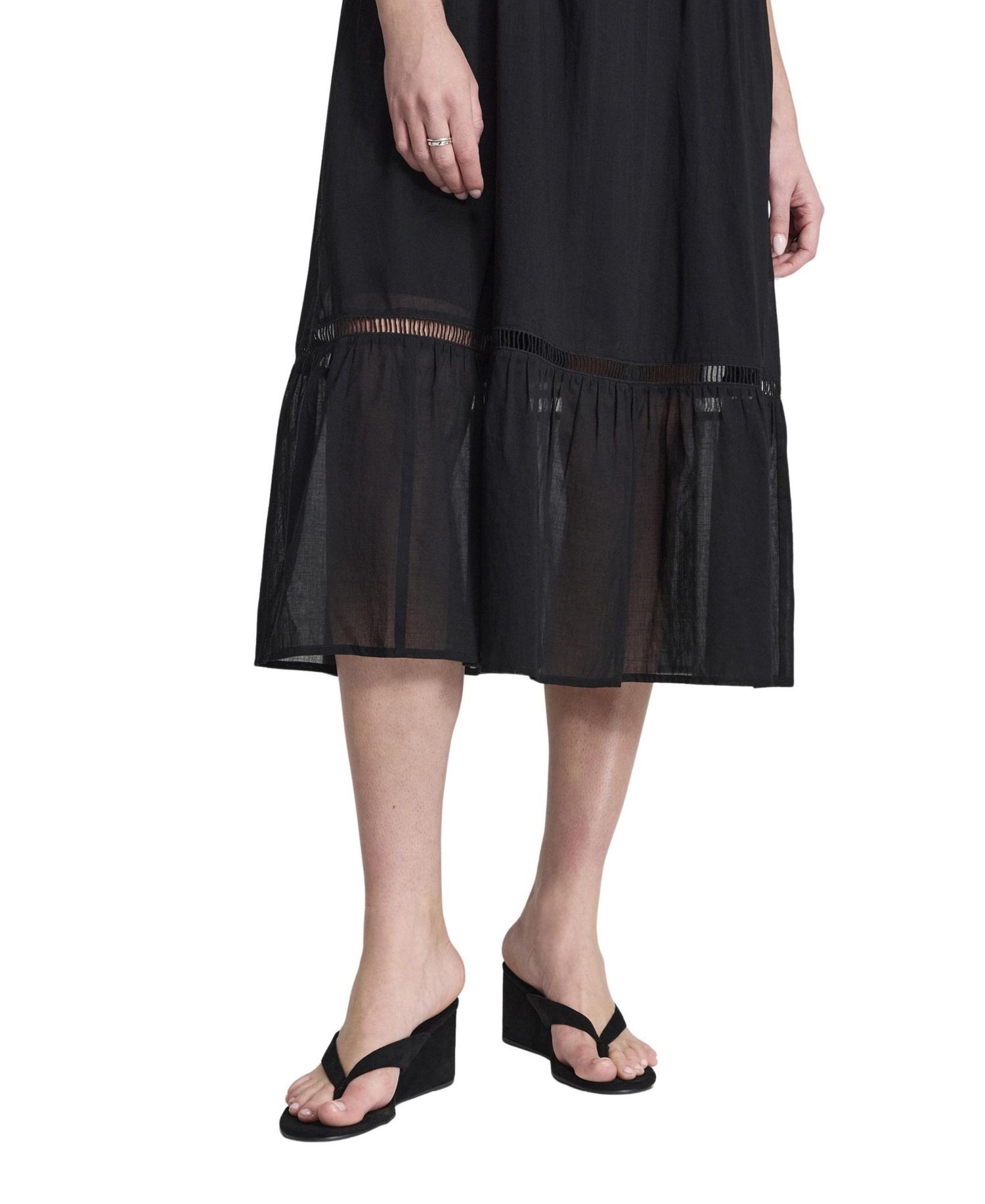Women's Myriam V-Neck Tiered Midi Dress