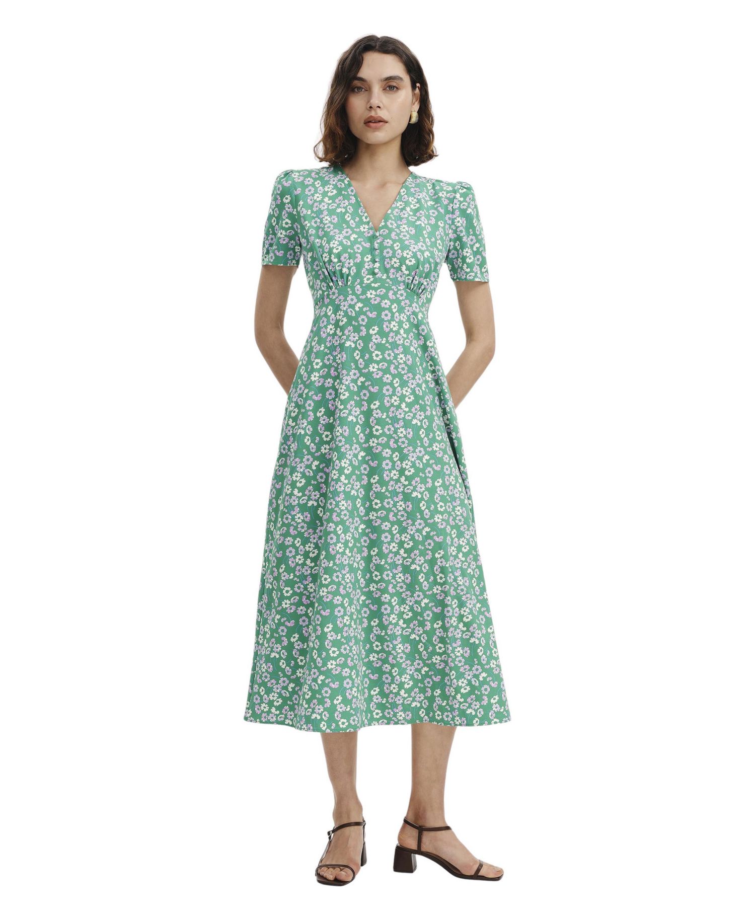 Women's Nieve Empire A-Line Midi Dress