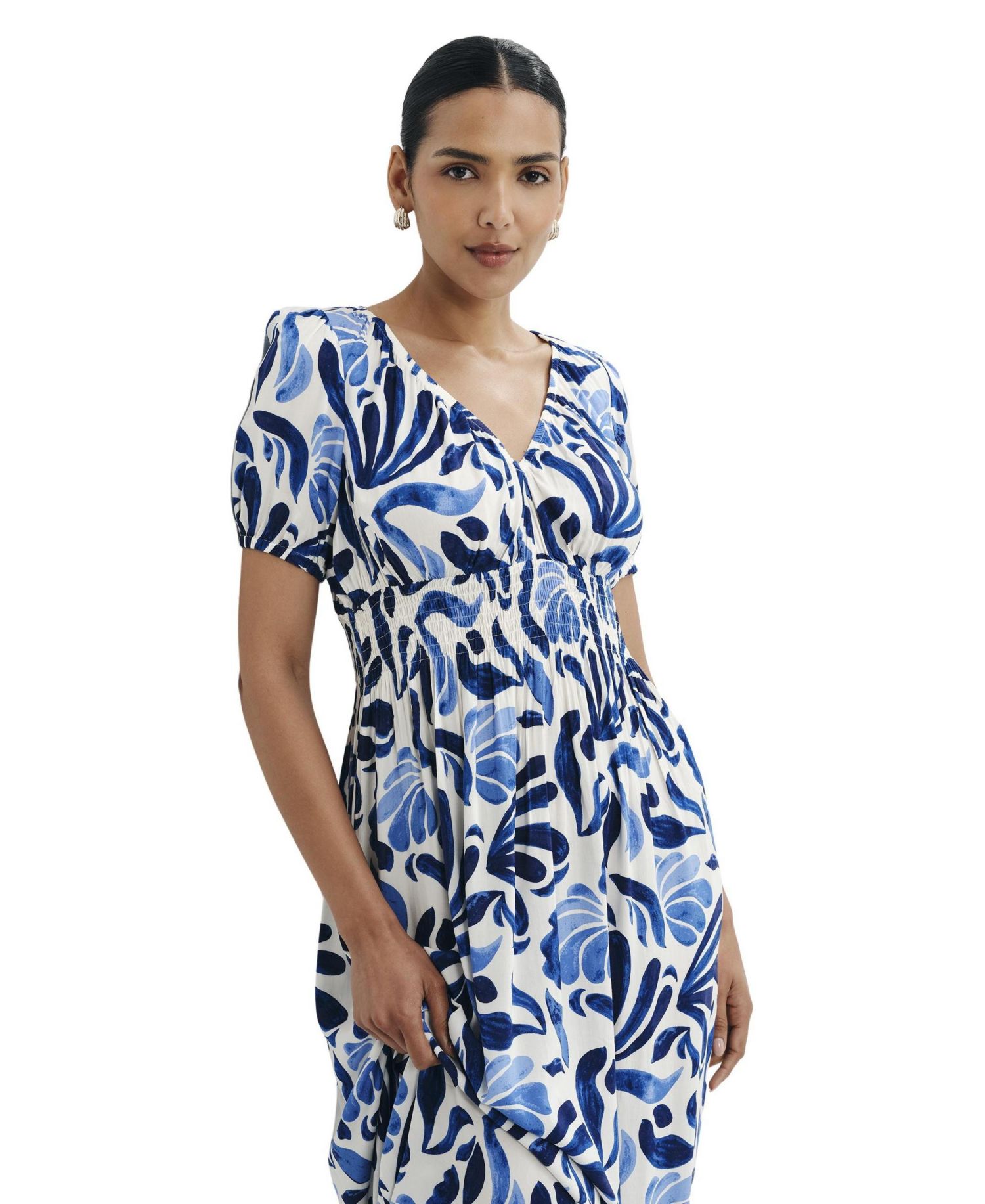 Women's Dolly Abstract-Print A-Line Midi Dress