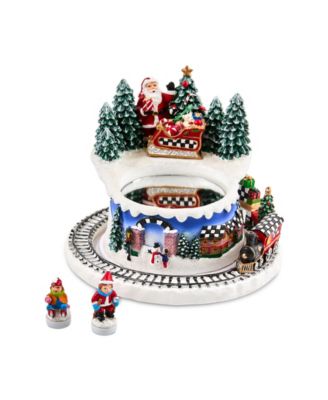 Musical Ice Skating Winter Scene