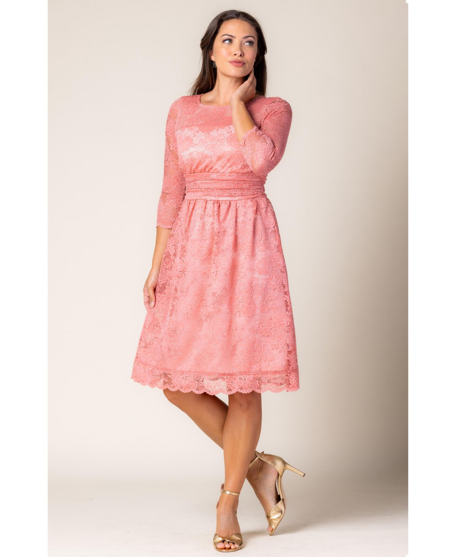 Women's Luna Lace Cocktail Midi Dress