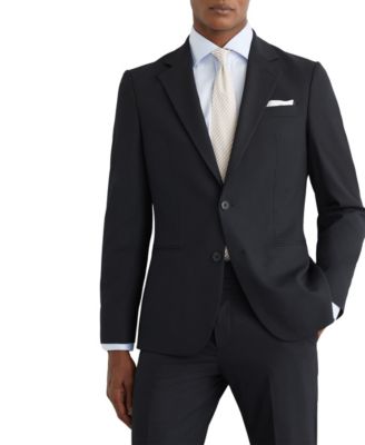 Men's Graduate Single-Breasted Tailored-Fit Stretch Blazer