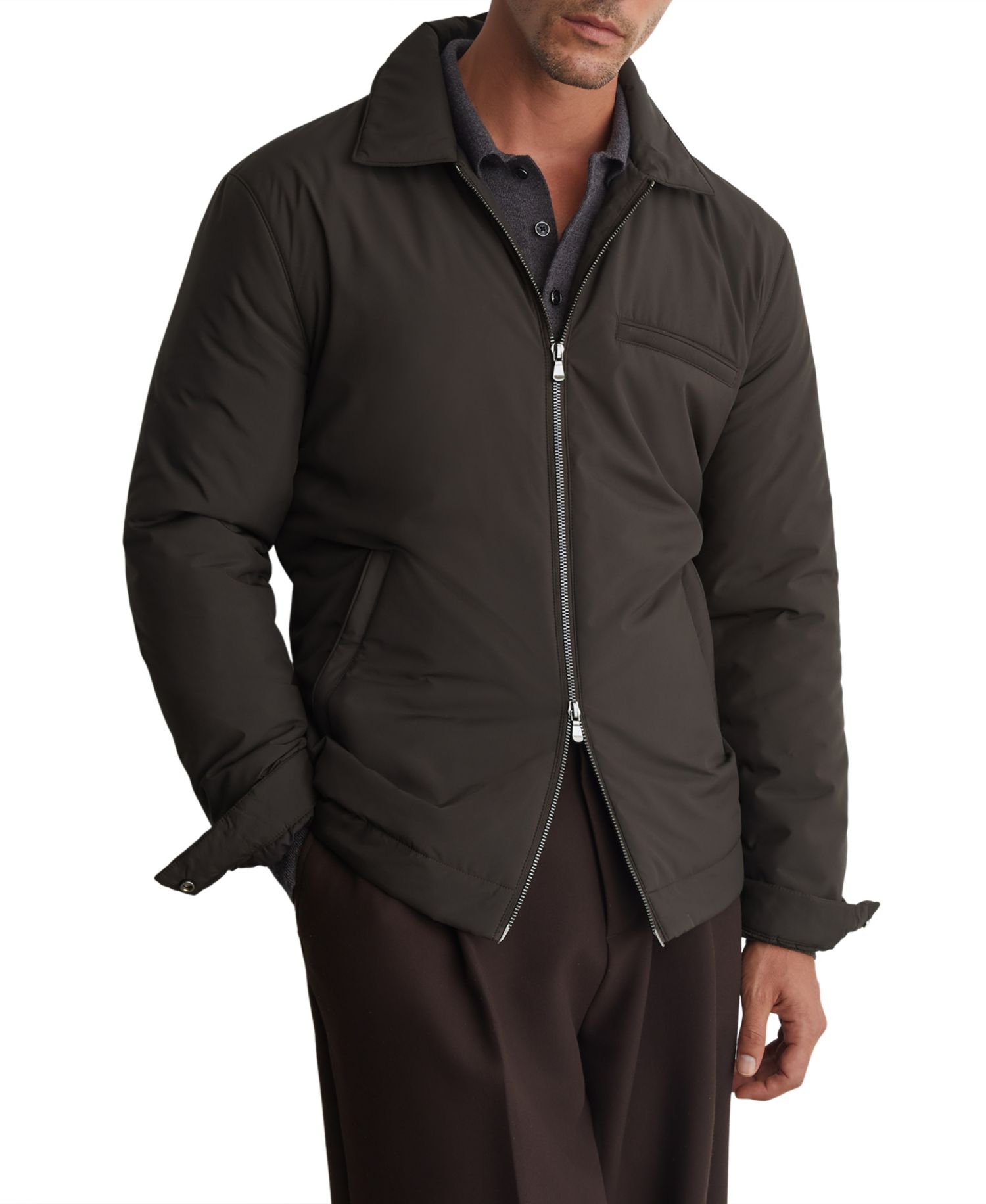 Men's Bernardi Lightweight Padded Technical Zip-Through Jacket
