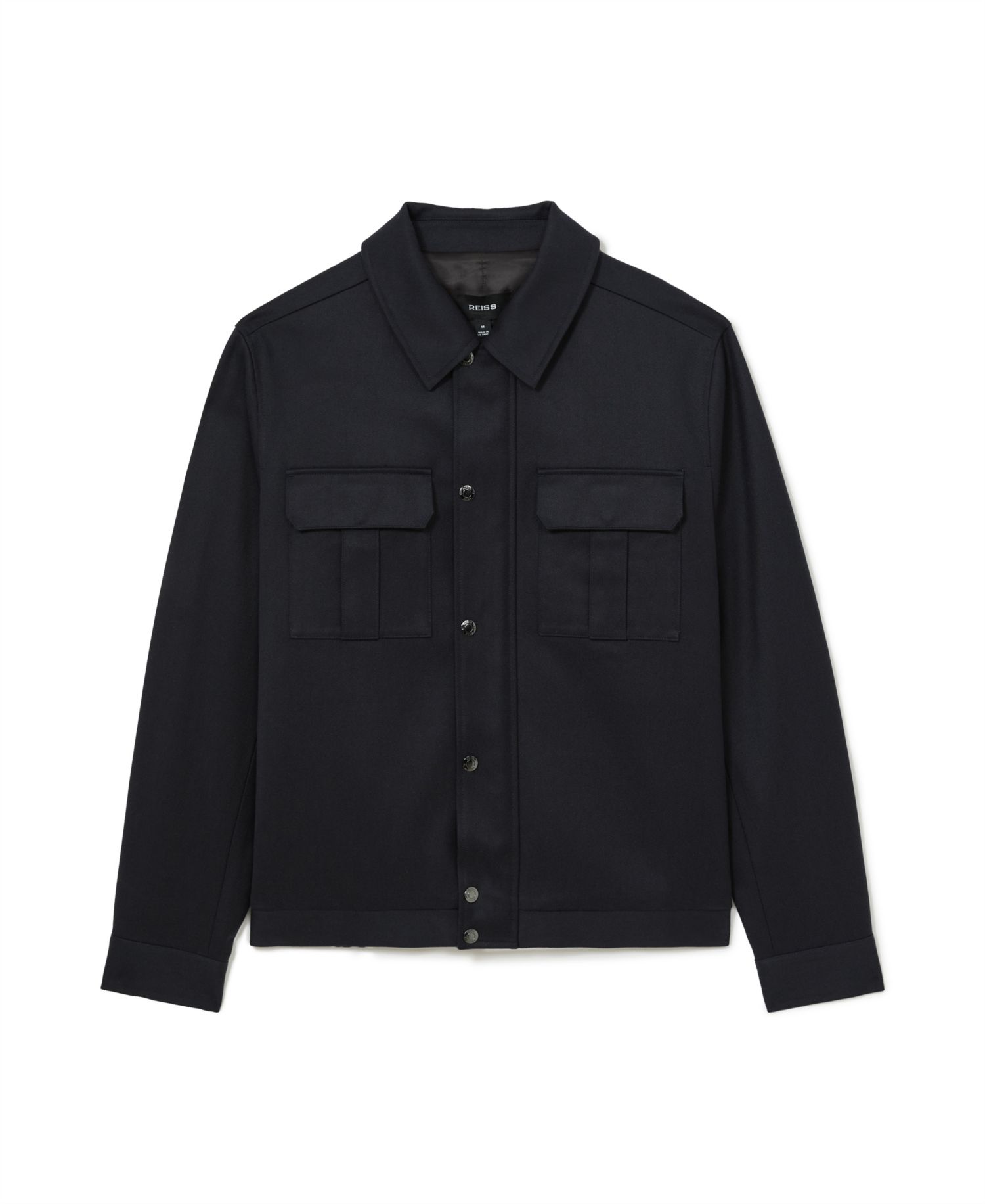 Men's Americas Lyocell-Cotton Twill Utility Regular-Fit Bomber Jacket