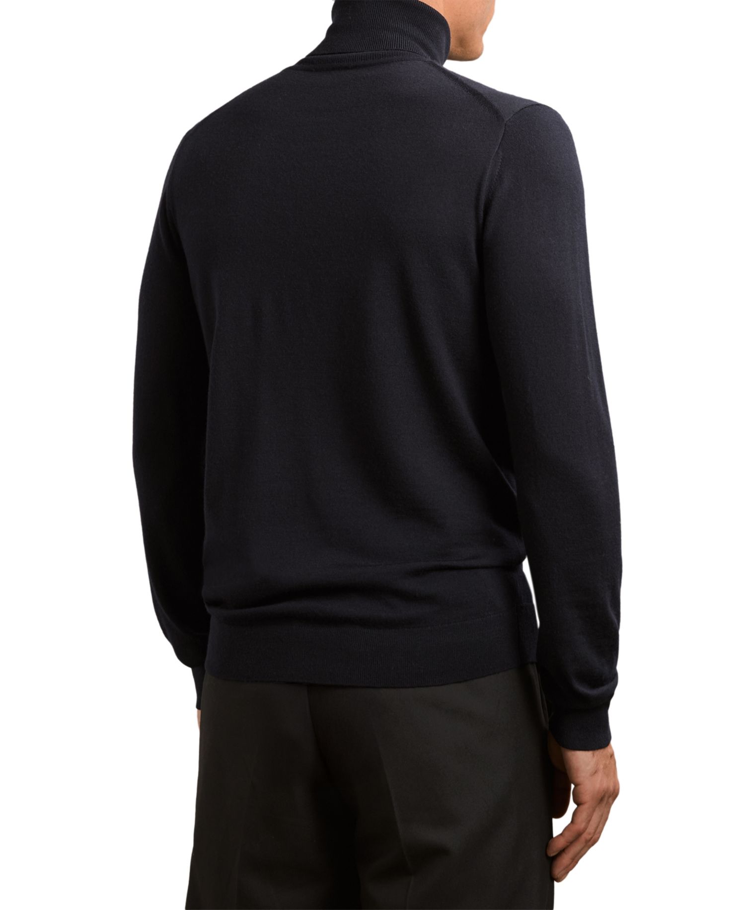 Men's Caine Merino Wool Fine-Gauge Rollneck Sweater