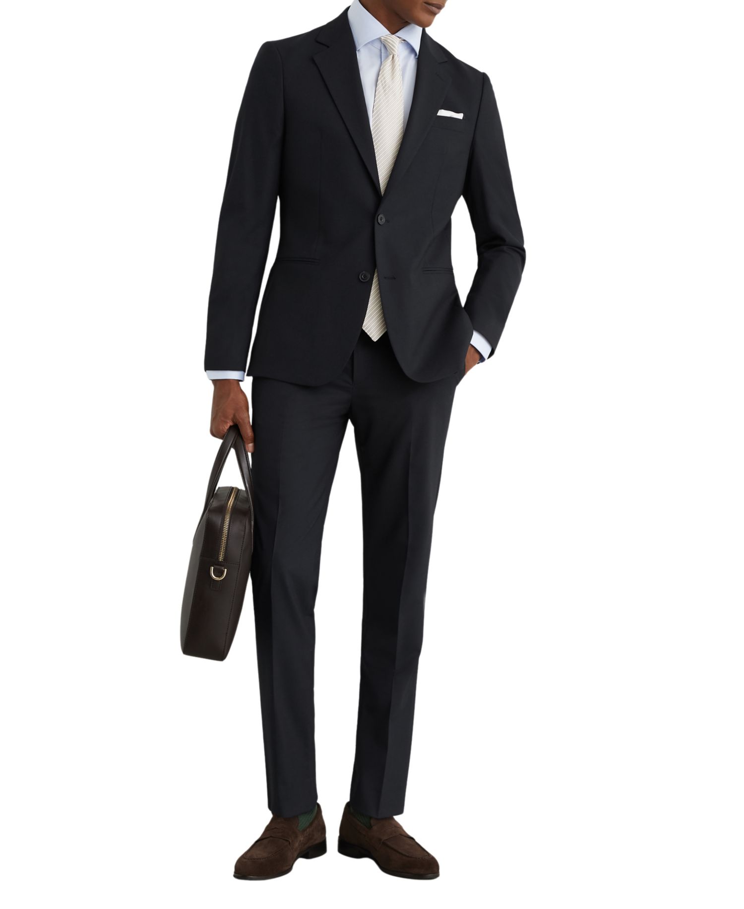Men's Graduate Single-Breasted Tailored-Fit Stretch Blazer