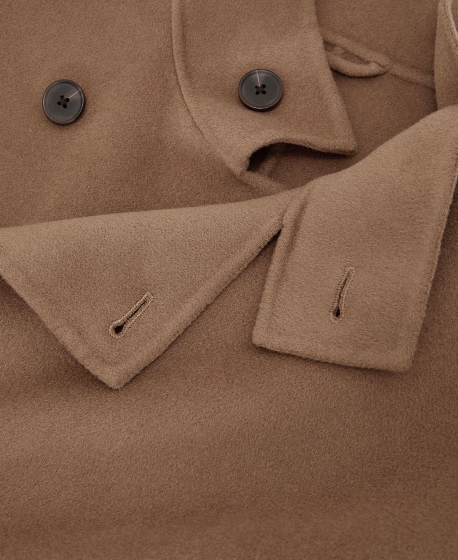 Men's Selation Wool-Blend Belted Long Overcoat