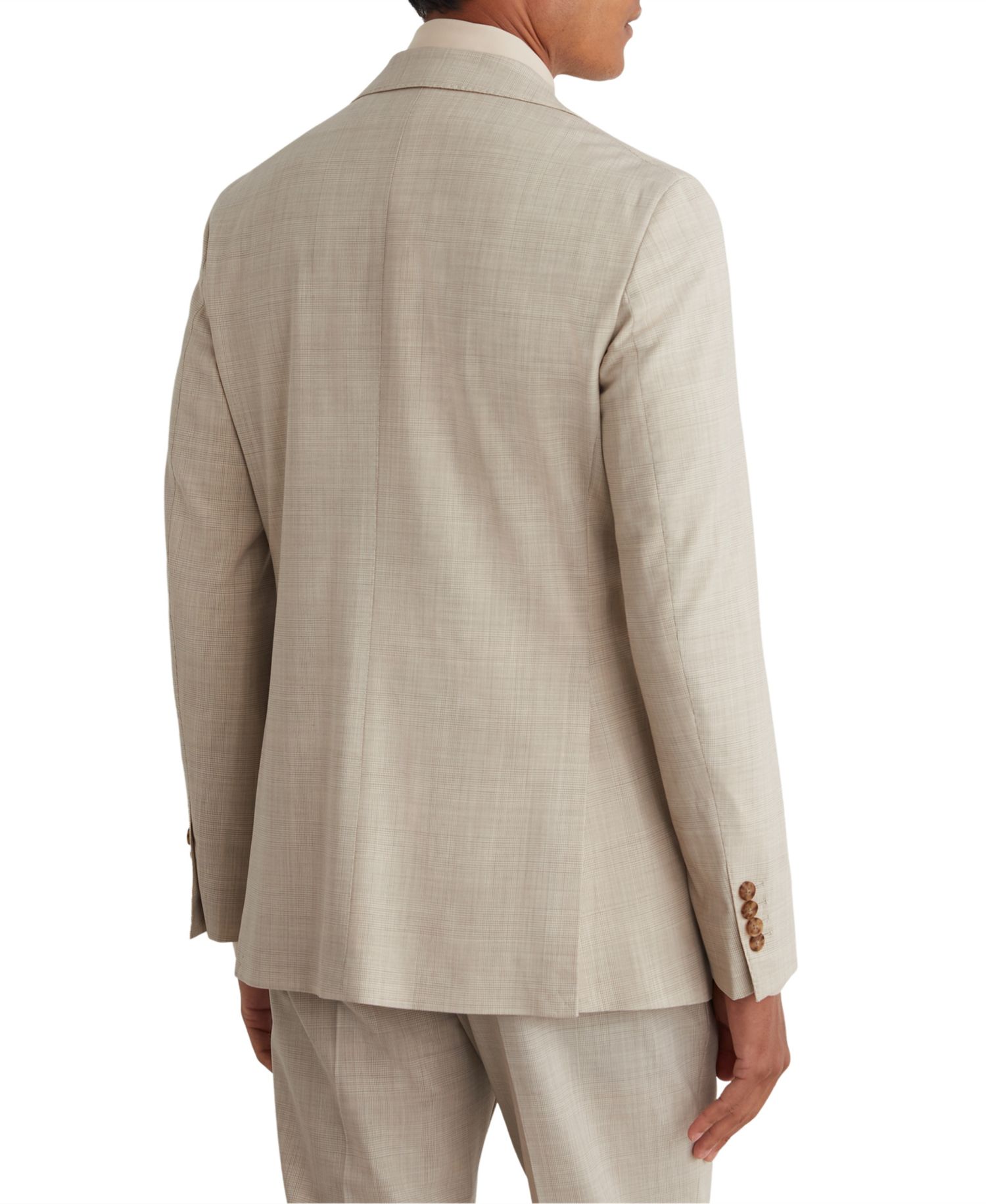 Men's Vita Wool-Blend Pin-Check Single-Breasted Classic-Fit Blazer