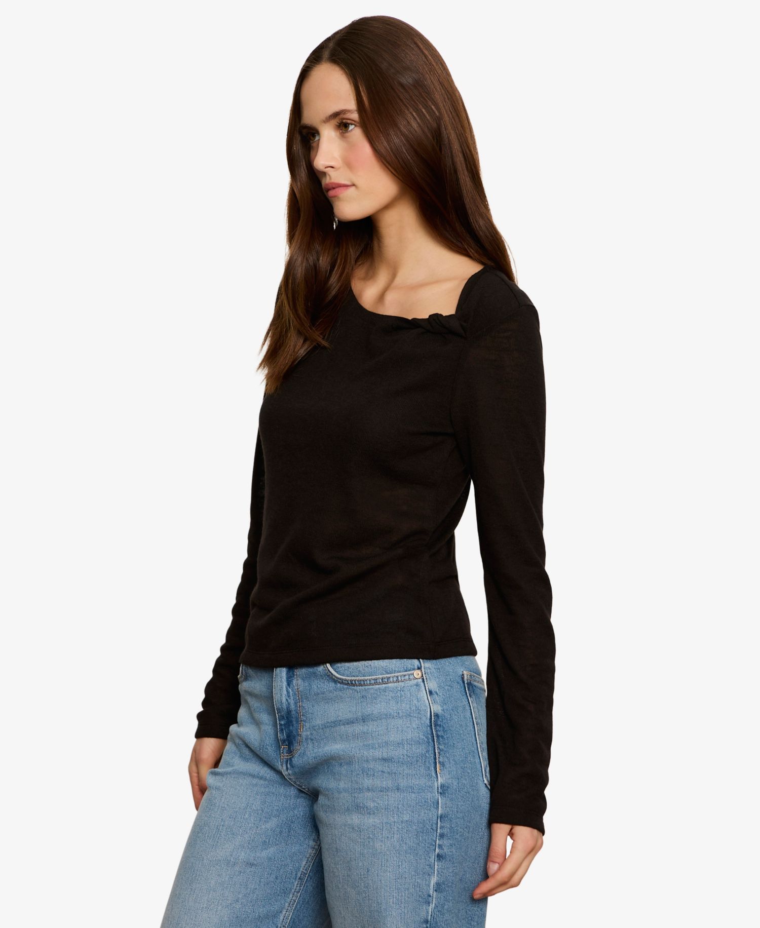 Women's Suki Long-Sleeve Twist T-Shirt