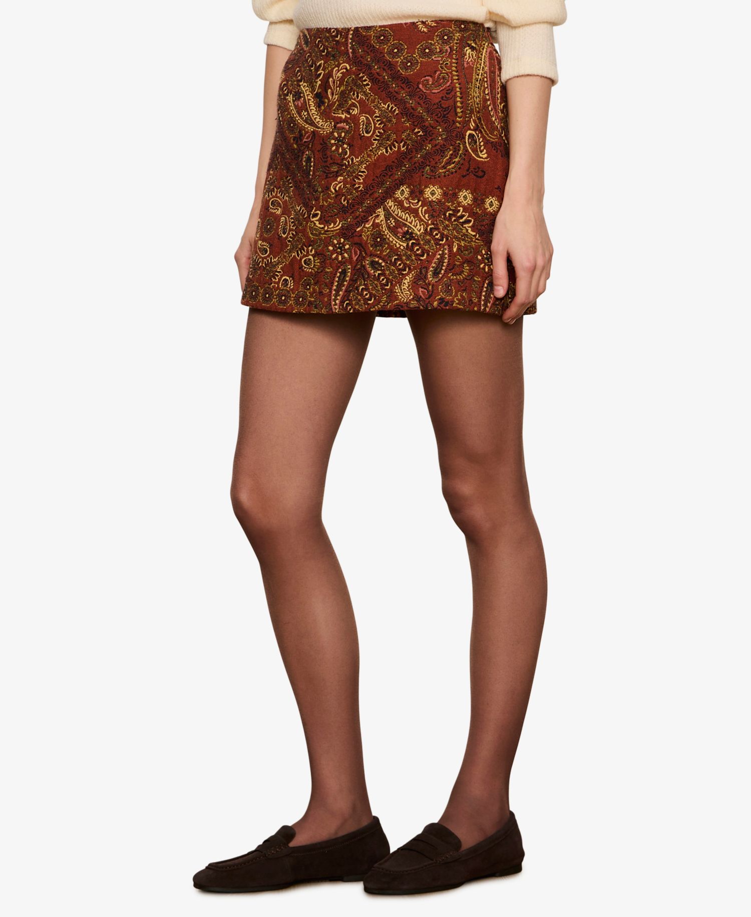 Women's Heirloom A-Line Mini Tapestry Jacquard Skirt
