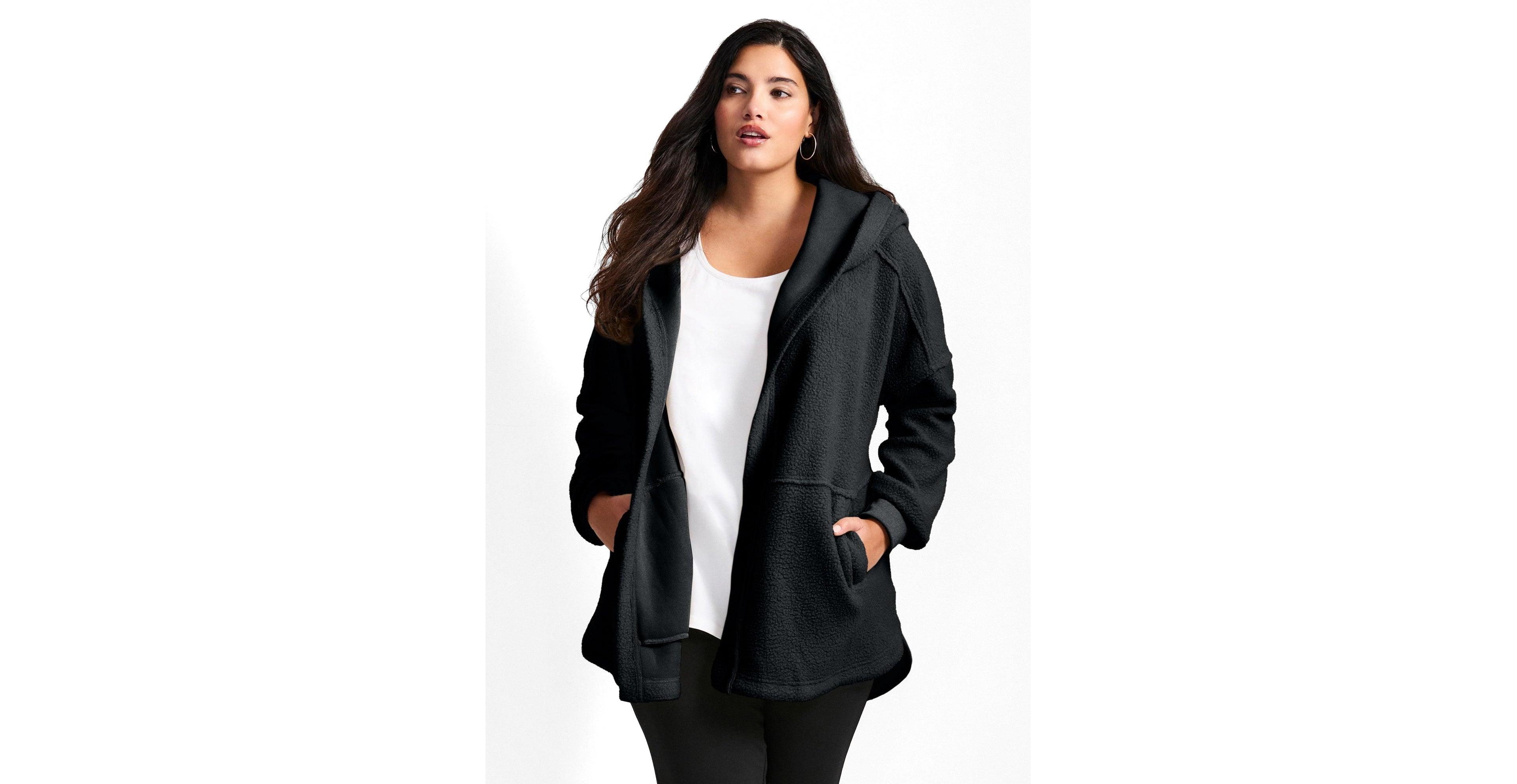 Avenue Plus Weekender Hooded Fleece Jacket