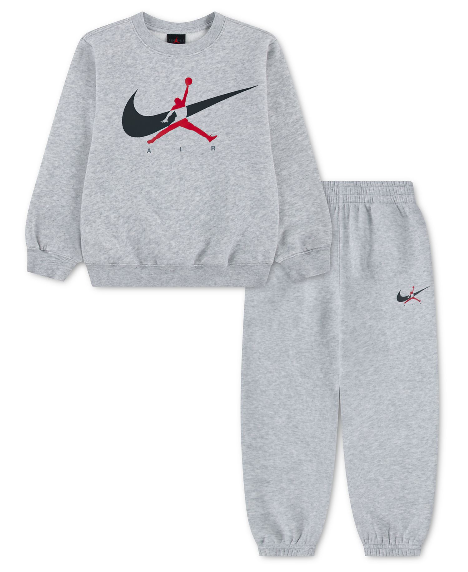 Boys' 4-7 Logo Fleece Sweatshirt and Joggers, 2-Piece Set